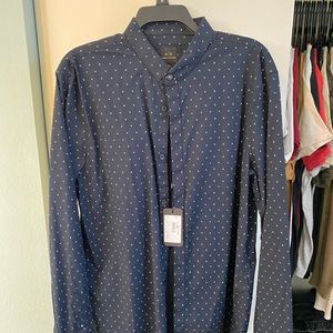 Armani exchange button down (new)